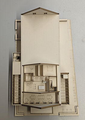 Modellfoto Dachgeschoss