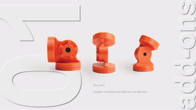 Das Gelenk Richtet zwei Module zueinander, oder ein Modul an einem anderen add-on aus.