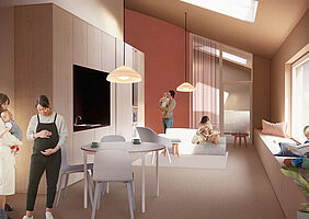 Perspektive Dachgeschoss