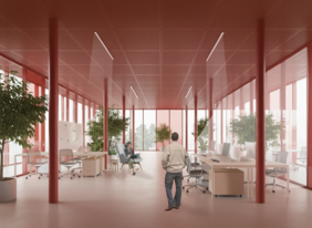 Innenperspektive Büro Innenperspektive Büro