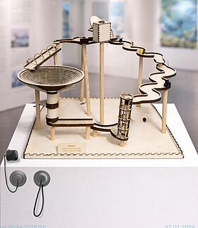 Felicitas Fiedler: Murmelbahn Felicitas Fiedler: Exponat SDG 6 - Sauberes Wasser und Sanitäreinrichtungen