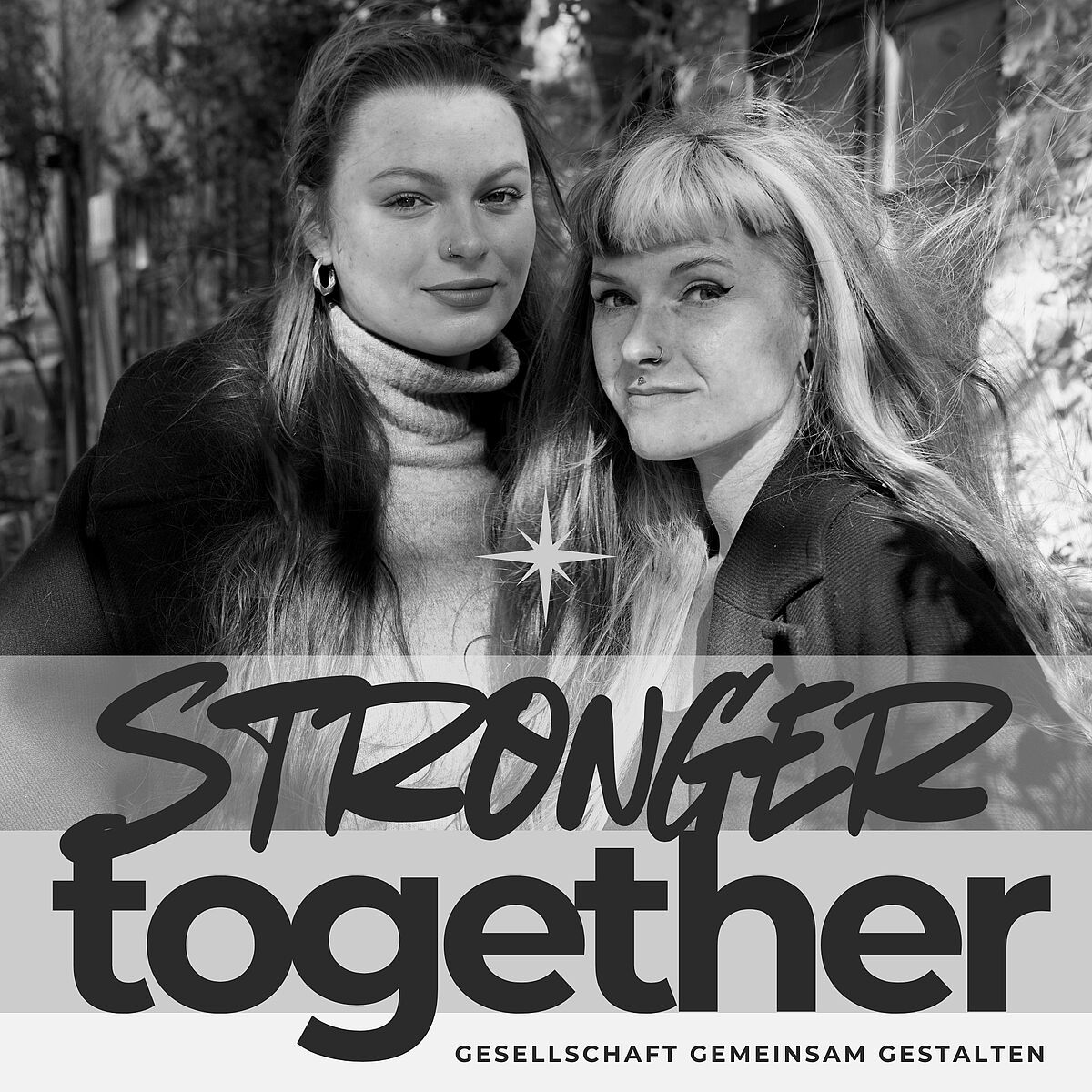 Porträt von Amy und Kathi, die Gründerinnen von Stronger Together