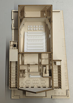 Modellfoto Obergeschoss