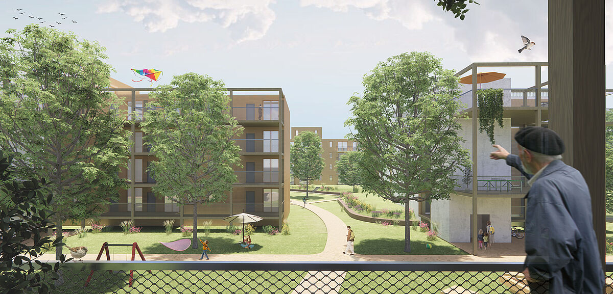 Rendering Verbindungshof