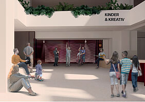 Visualisierung Atriumbühne