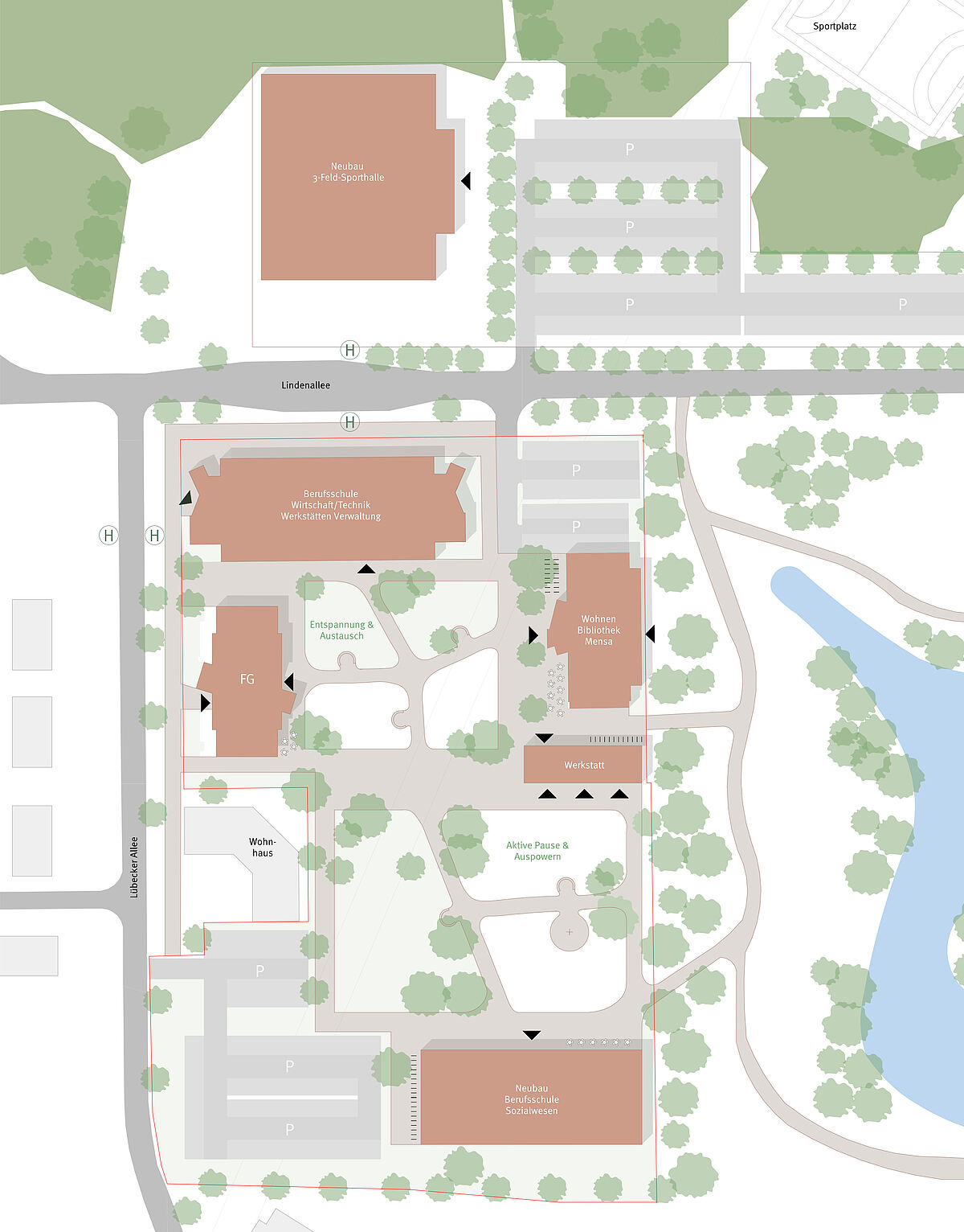 Campus Außenraumplanung