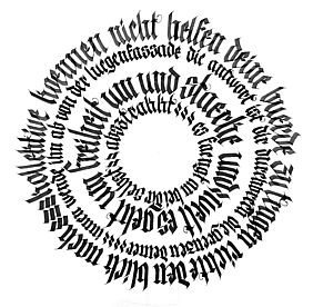 Lukas Frangart: Runde Kalligrafie