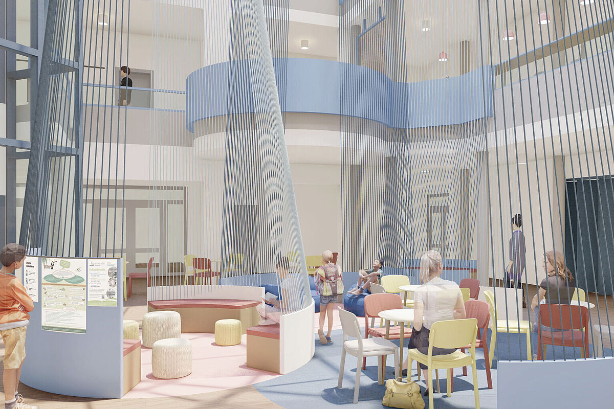 Atrium der Schule am Inselsee