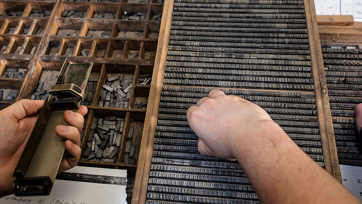 Druckwerkstatt, Setting and Printing Workshop, gestaltungwismar