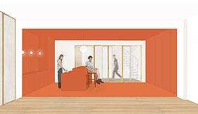 Küche geschlossene Darstellung