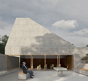 Open-Air Trauerhalle