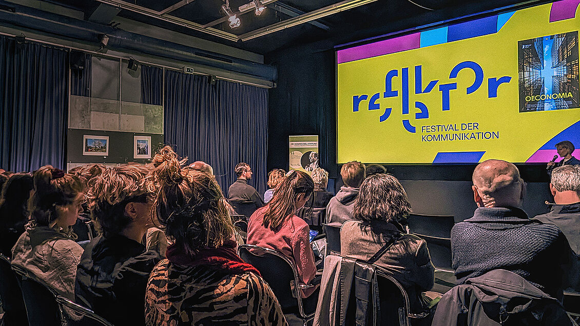 Toni Menck, Luise Schulz, Jorge Schatz, Sara Scholl,  Charlotte Ruchhöft und Ronja Wagler: Ein voller Erfolg: Vier Tage »reflektor – Festival der Kommunikation«