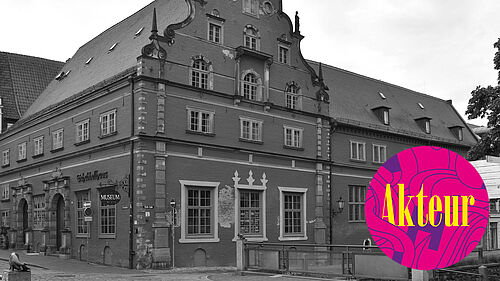 Gebäude von des Museums Schabbell. 