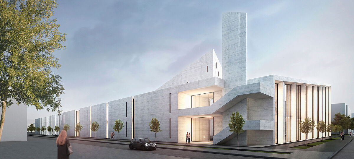 Arab World Institute - External perspective, Alaa Alwaa