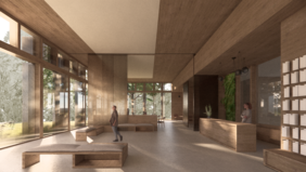 Innenraum der Beratung im Besucherzentrum