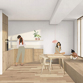 Gartenwohnung Maisonette