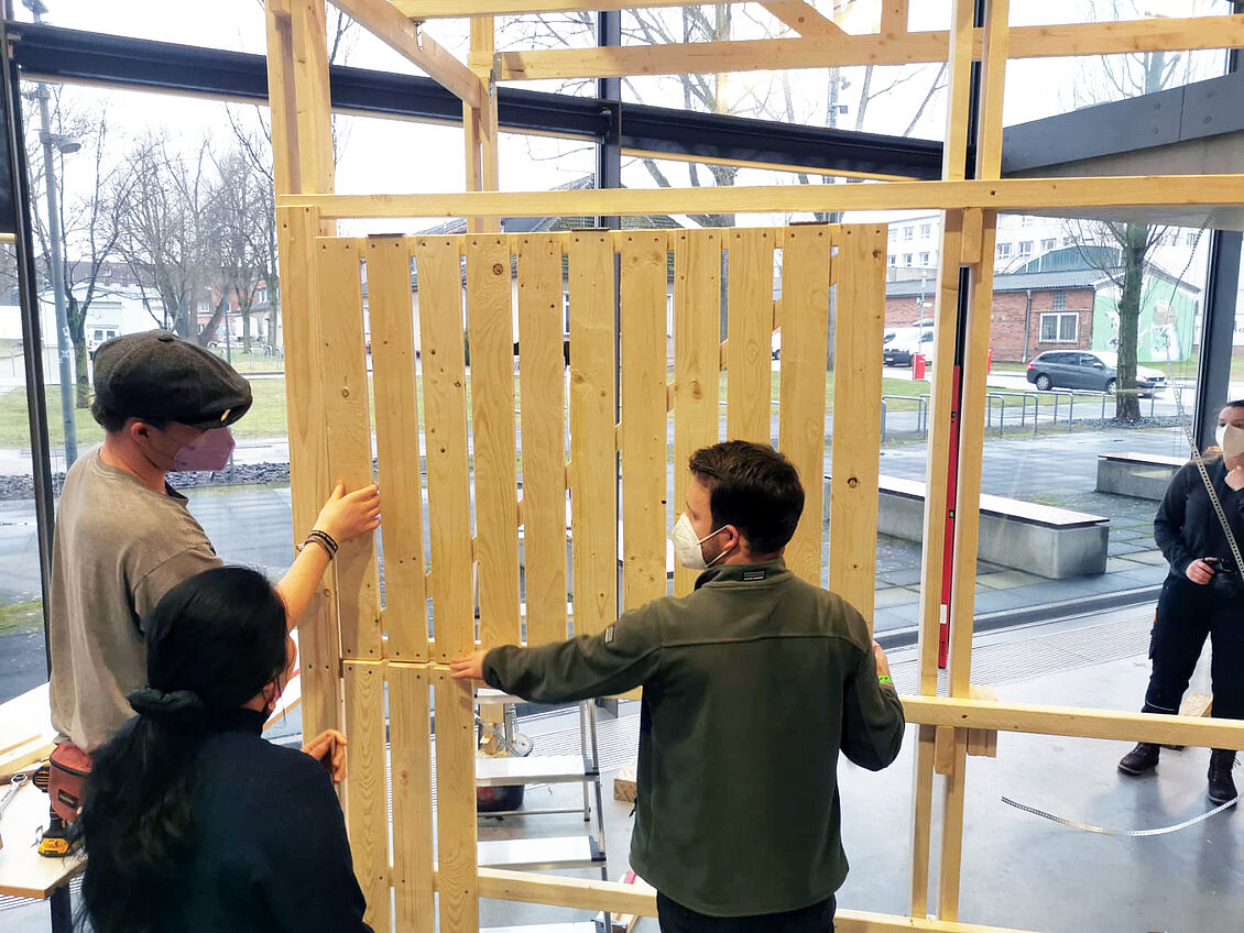 Bachelor- und Masterstudierende der Architektur: Joint Action Project, Südafrika – Studentisches Selbstbauprojekt