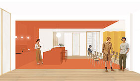 Küche geöffnete Darstellung - Veranstaltungen