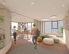 Einblick in die Schule - Gruppenarbeit und Austausch