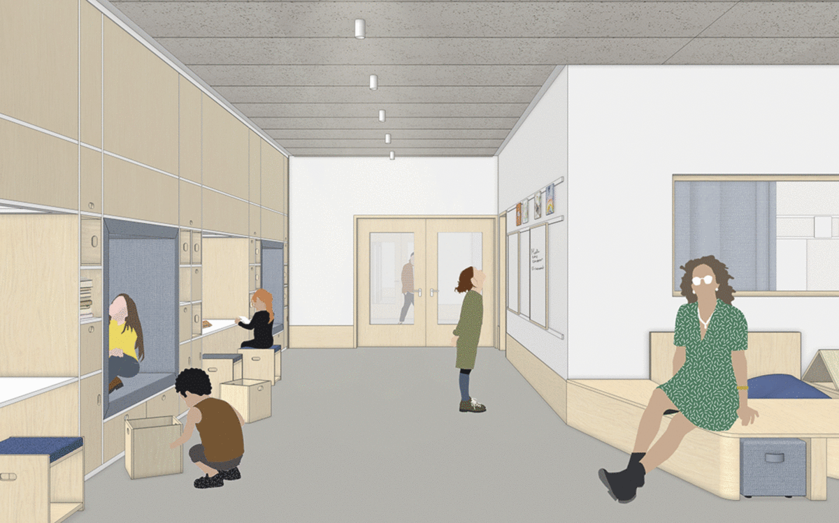 Neugestaltung eines Förderzentrums