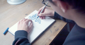 Film "Schreibzwang", Bildquelle von Ole Freytag, Fakultät Gestaltung der Hochschule Wismar Film "Schreibzwang", Bildquelle von Ole Freytag