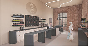 Visualisierung Verkaufsraum