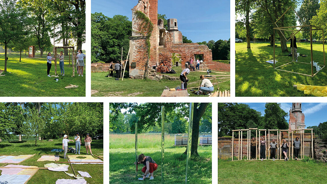 4. Semester Innenarchitektur : Objects in the orchard